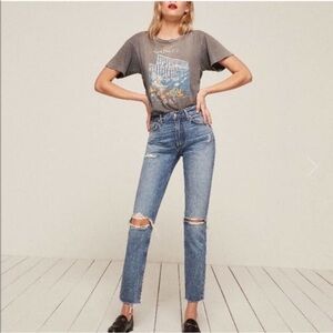 Reformation High Cigarette Jean in Salton
